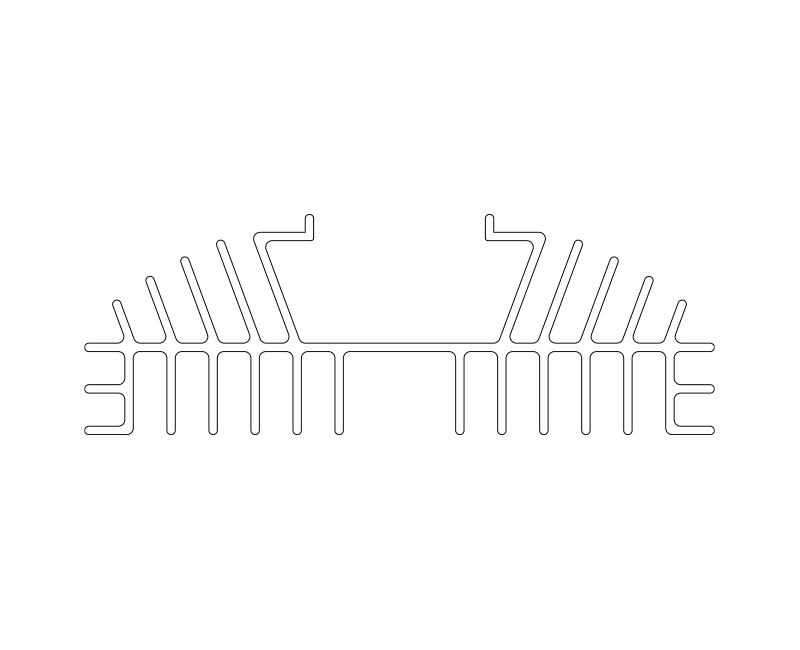 工業散熱片擠型E